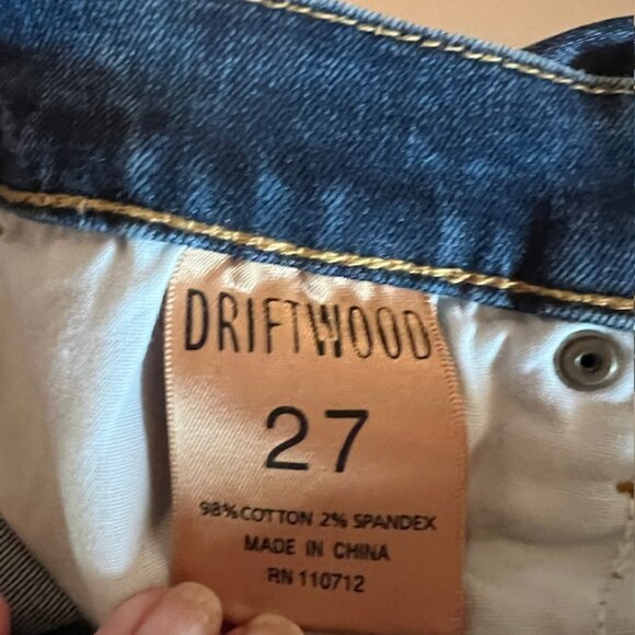 Driftwood Jackie Skinny Jeans Women’s Size 27 Blue Bird Embroidered Denim - Picture 9 of 10